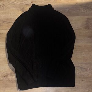 Fashion Nova Men's Black Turtleneck Sweater